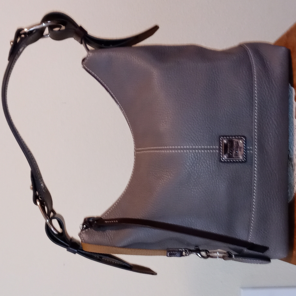 Dooney & Bourke Pebble Leather Large East/WestSac ,Brown